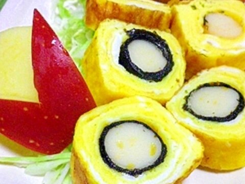 チーカマいっぱいどうしよう　玉子焼きならいいかもね